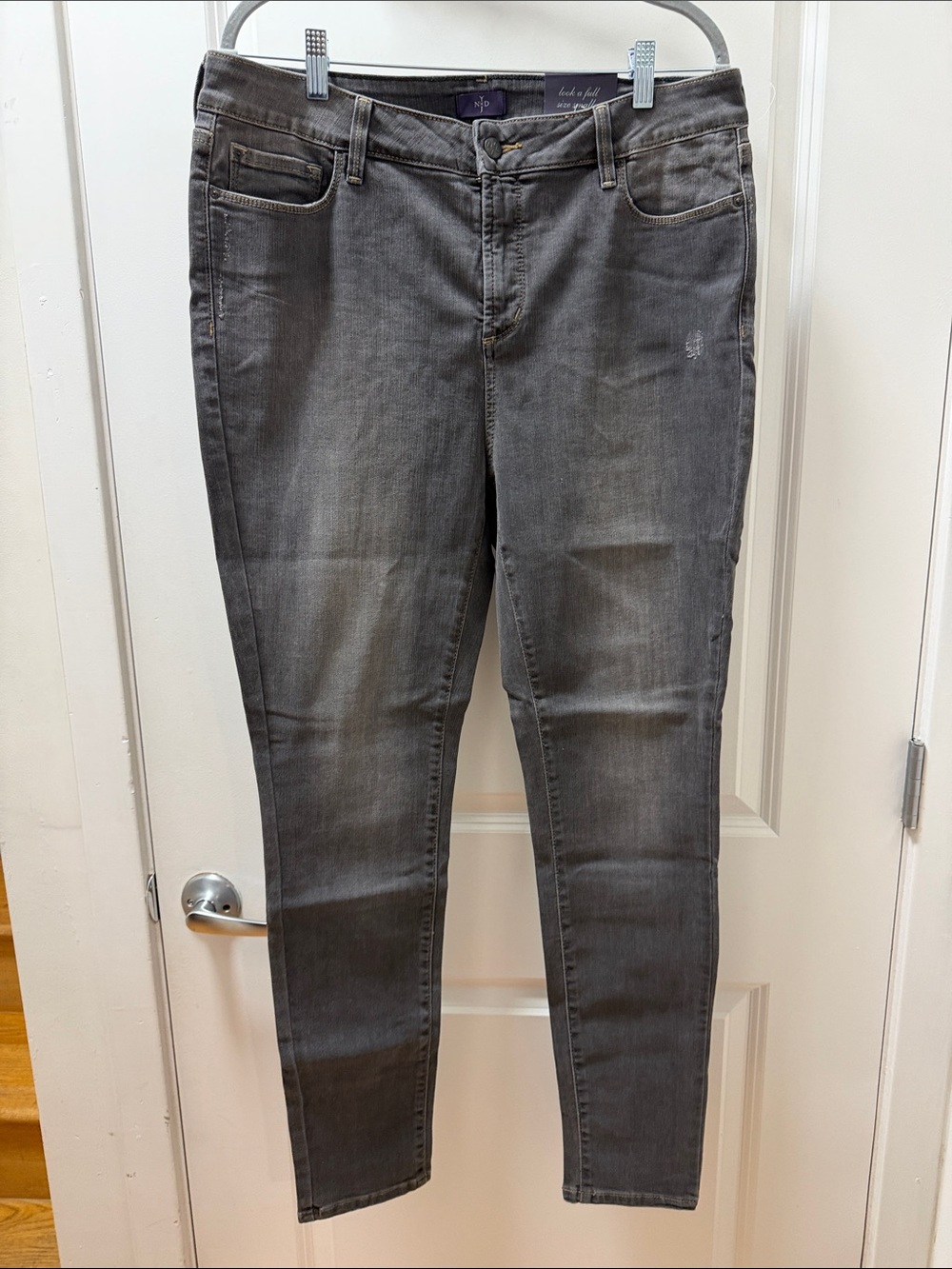 NYDJ Women's Gray Skinny Jeans